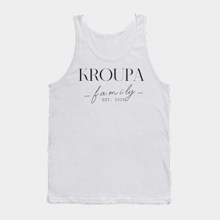 Kroupa Family EST. 2020, Surname, Kroupa Tank Top